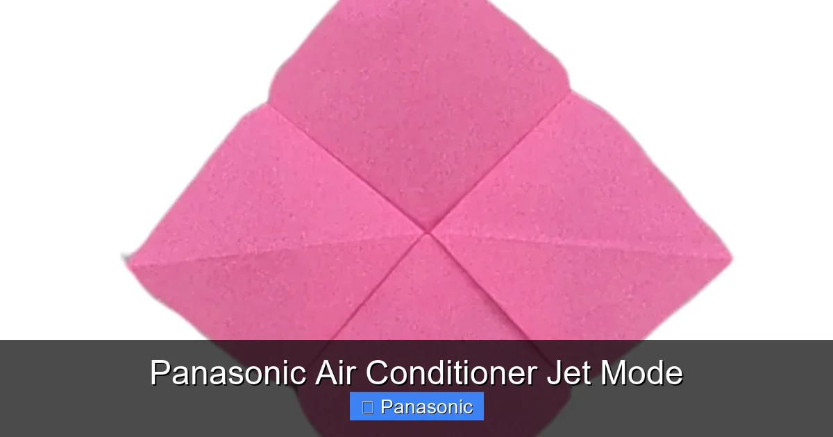 Panasonic Air Conditioner Jet Mode