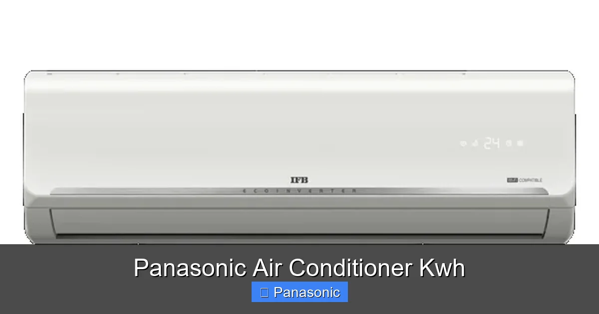 Panasonic Air Conditioner Kwh
