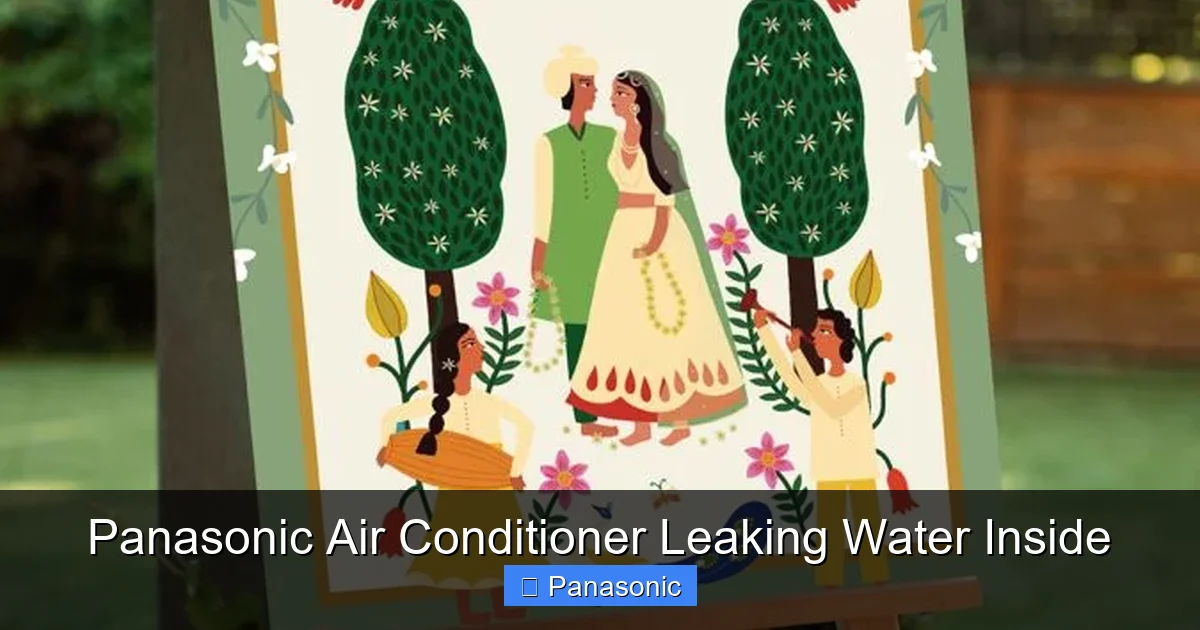 Panasonic Air Conditioner Leaking Water Inside