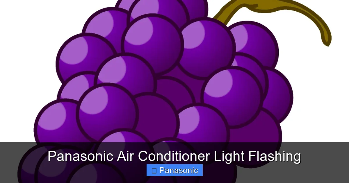 Panasonic Air Conditioner Light Flashing