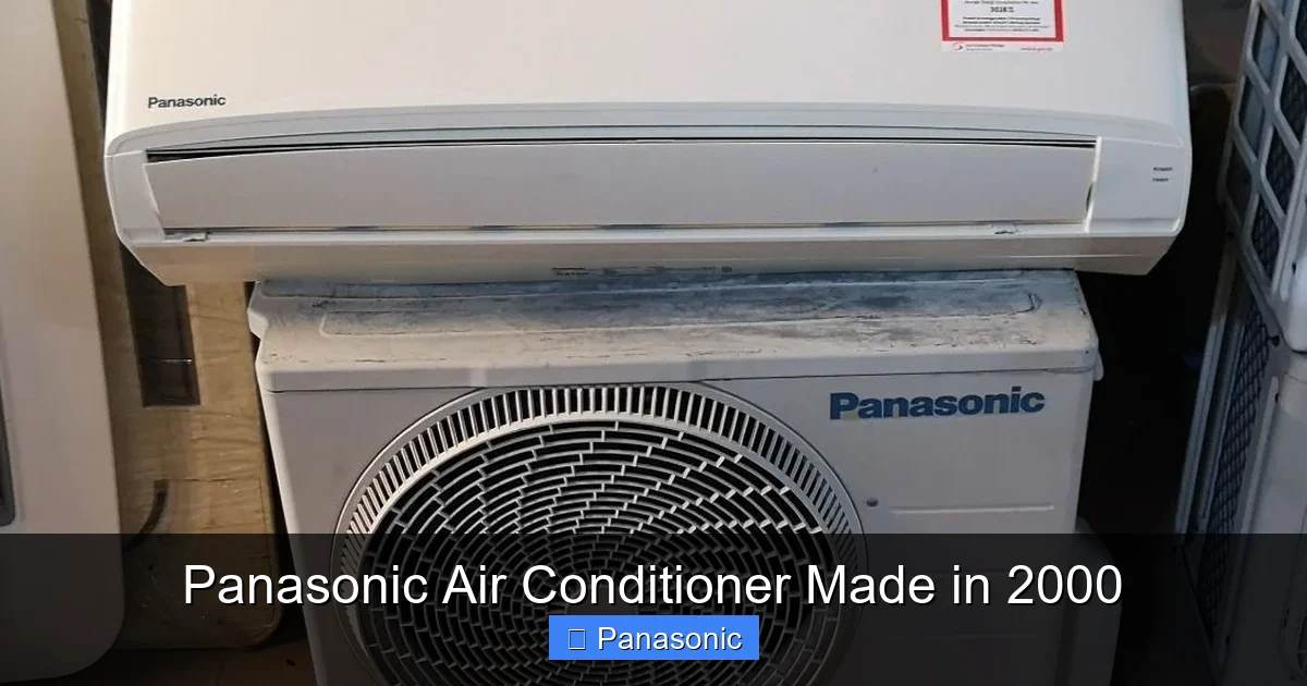 Panasonic Air Conditioner Made in 2000