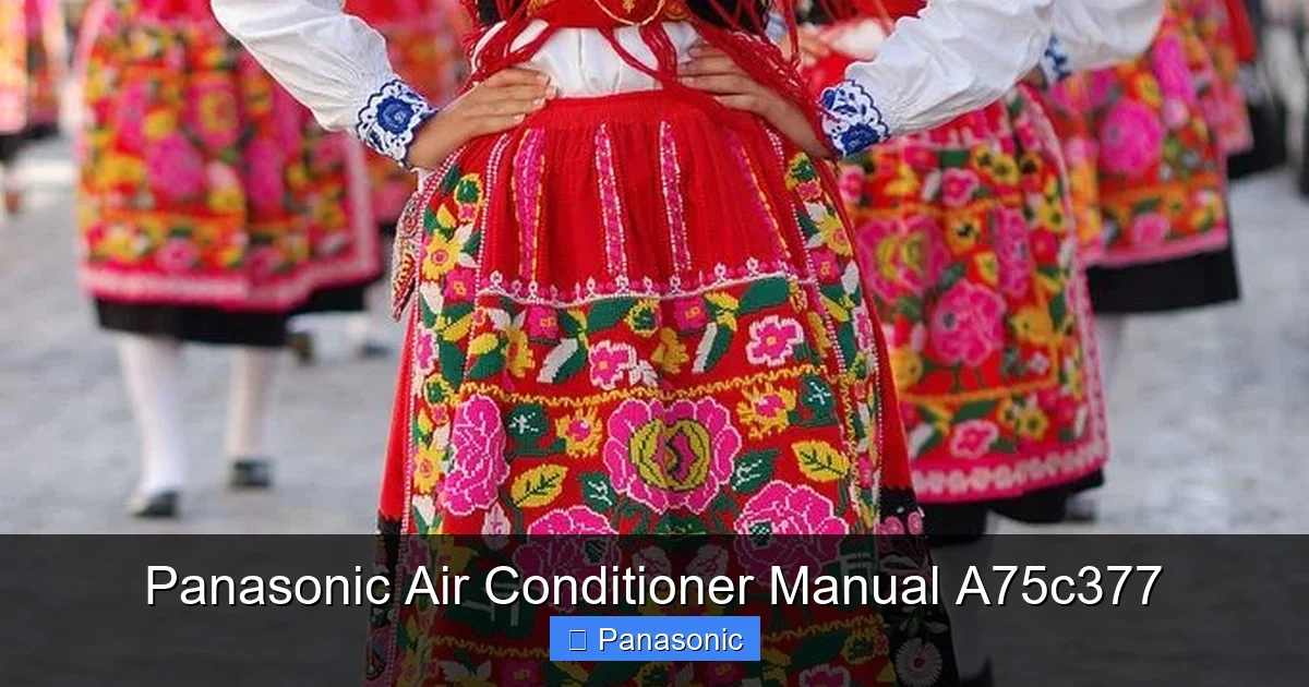 Panasonic Air Conditioner Manual A75c377