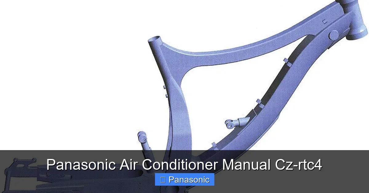 Panasonic Air Conditioner Manual Cz-rtc4