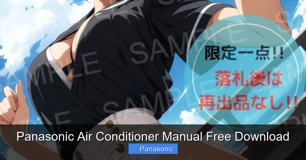 Panasonic Air Conditioner Manual Free Download