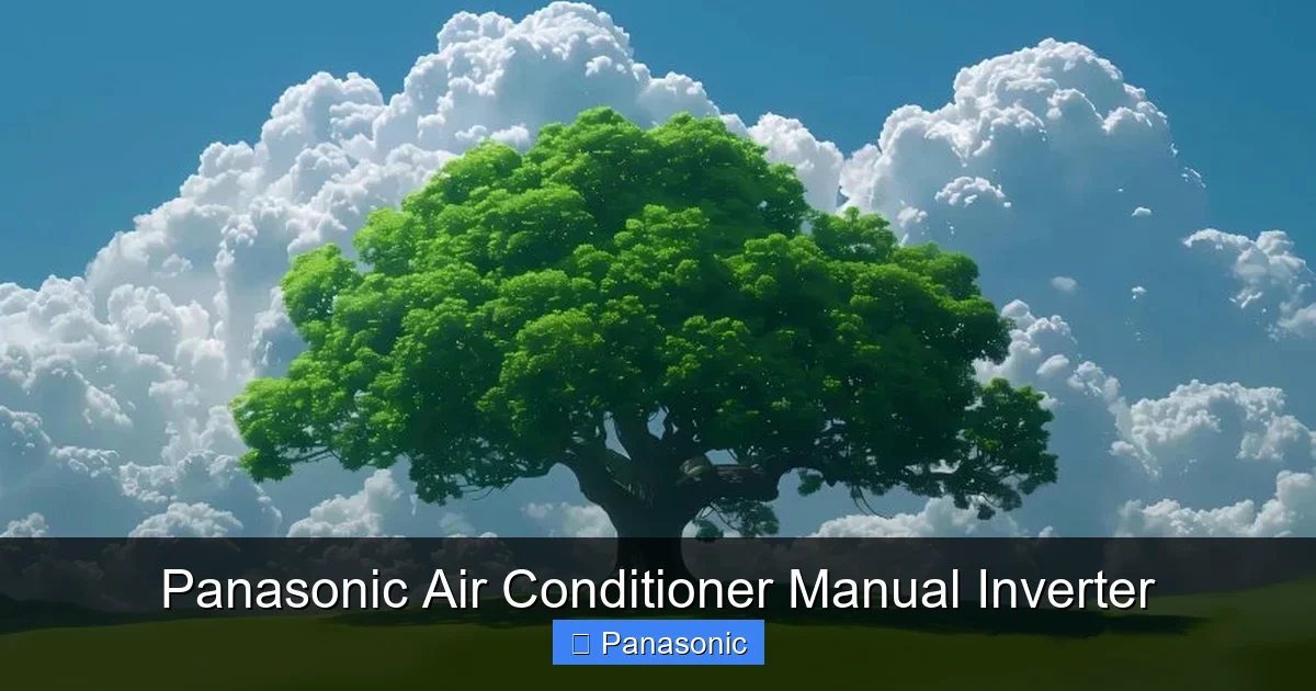 Panasonic Air Conditioner Manual Inverter