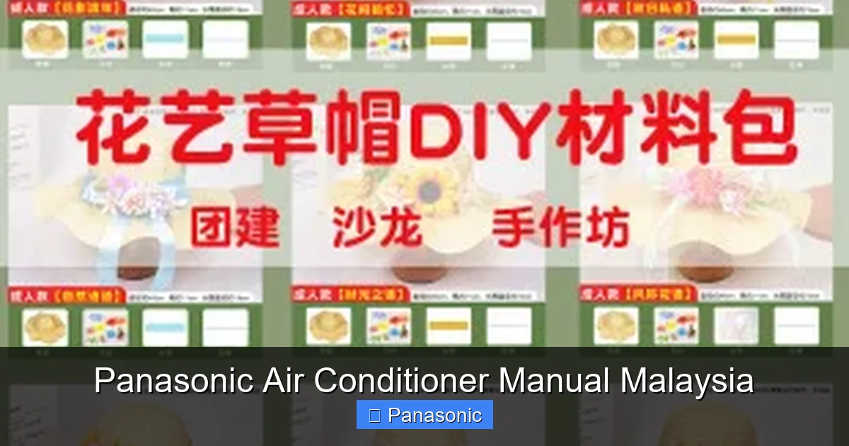 Panasonic Air Conditioner Manual Malaysia