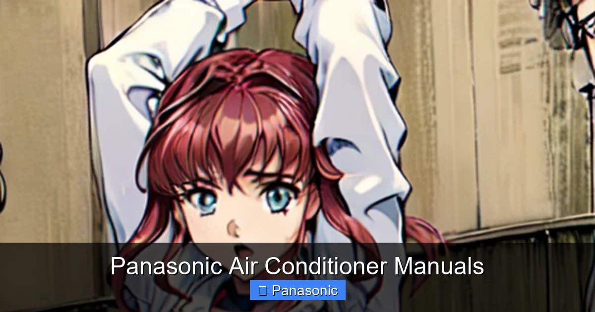 Panasonic Air Conditioner Manuals