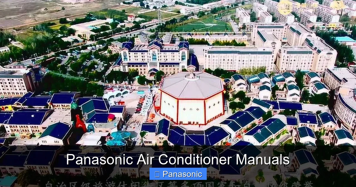 Panasonic Air Conditioner Manuals