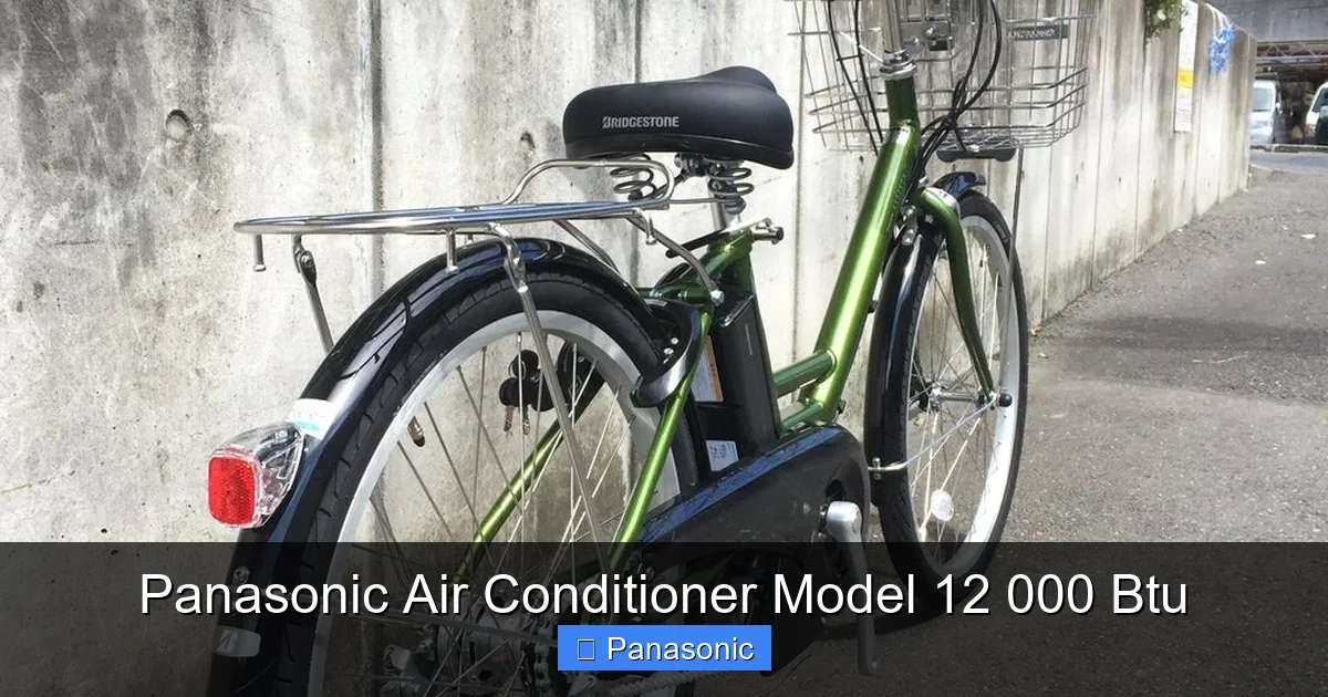 Panasonic Air Conditioner Model 12 000 Btu