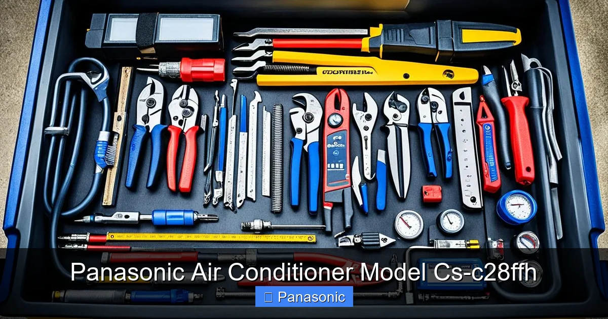 Panasonic Air Conditioner Model Cs-c28ffh