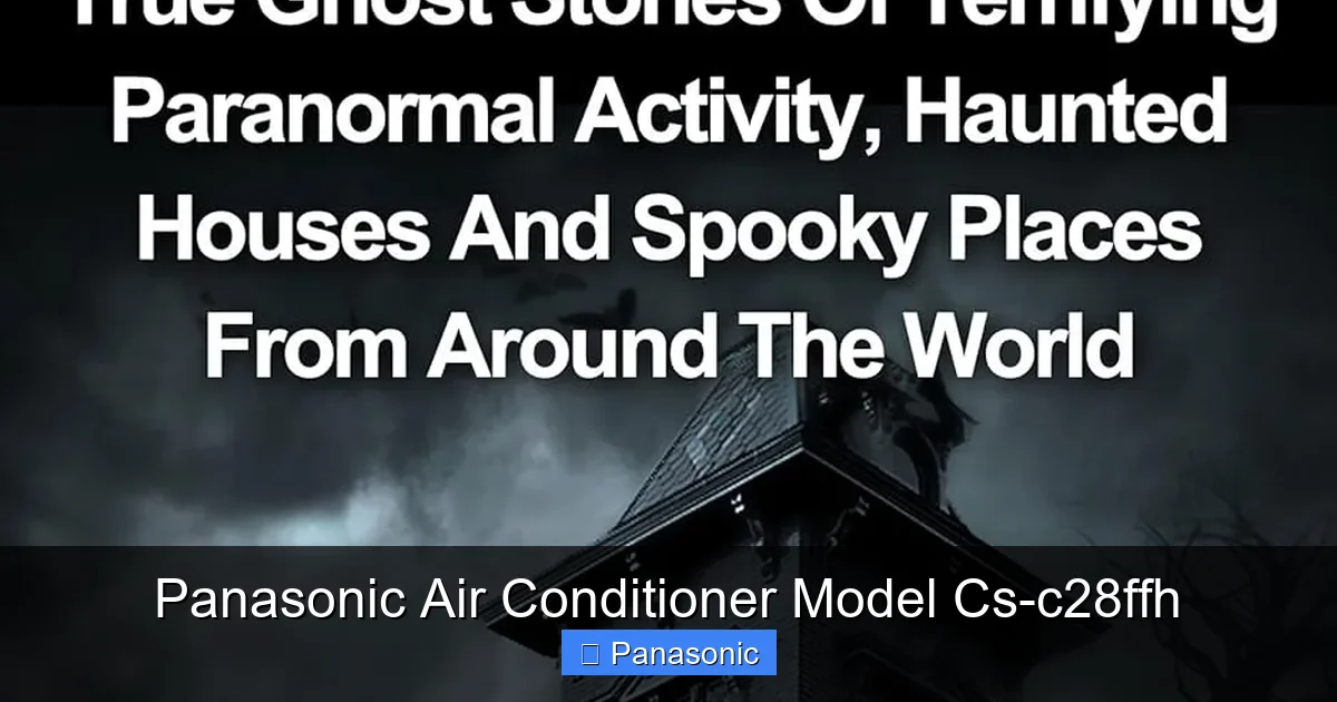 Panasonic Air Conditioner Model Cs-c28ffh