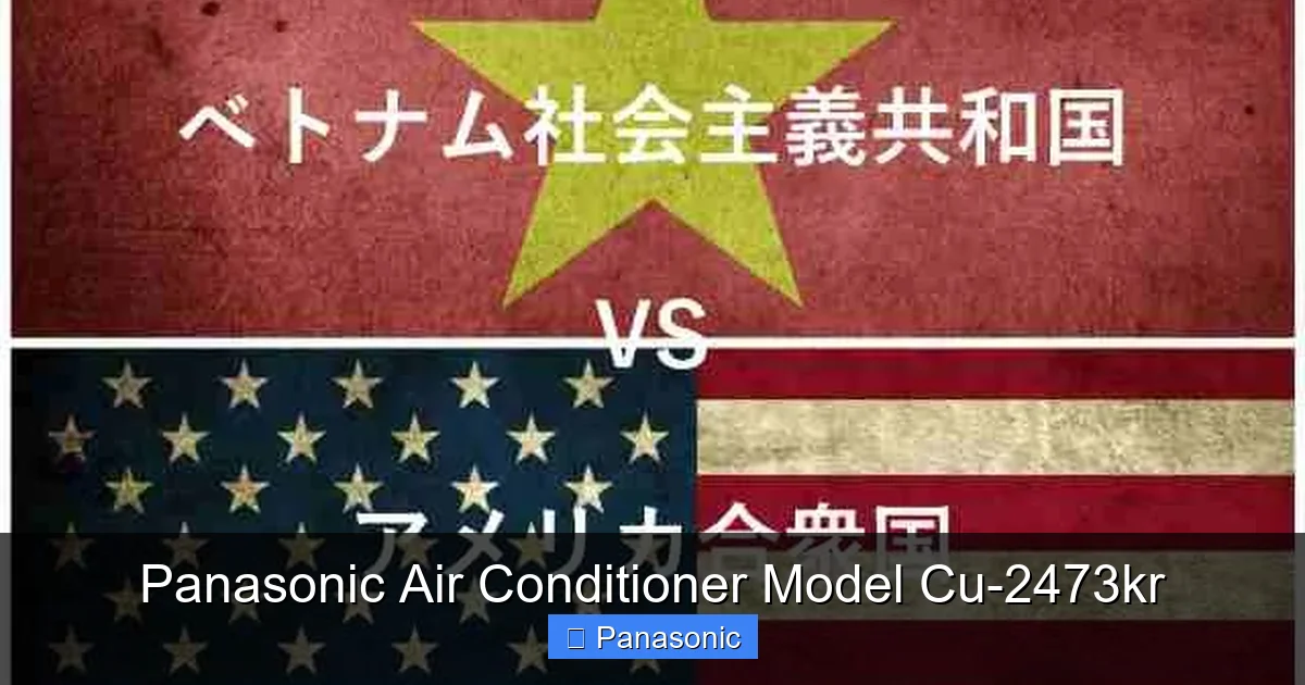 Panasonic Air Conditioner Model Cu-2473kr