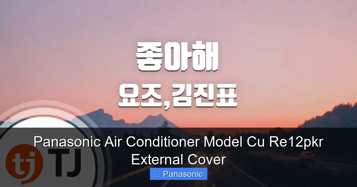 Panasonic Air Conditioner Model Cu Re12pkr External Cover
