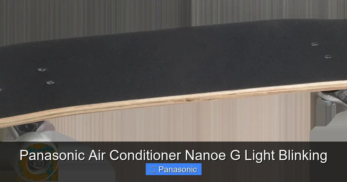 Panasonic Air Conditioner Nanoe G Light Blinking