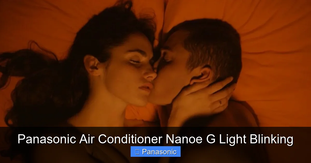 Panasonic Air Conditioner Nanoe G Light Blinking