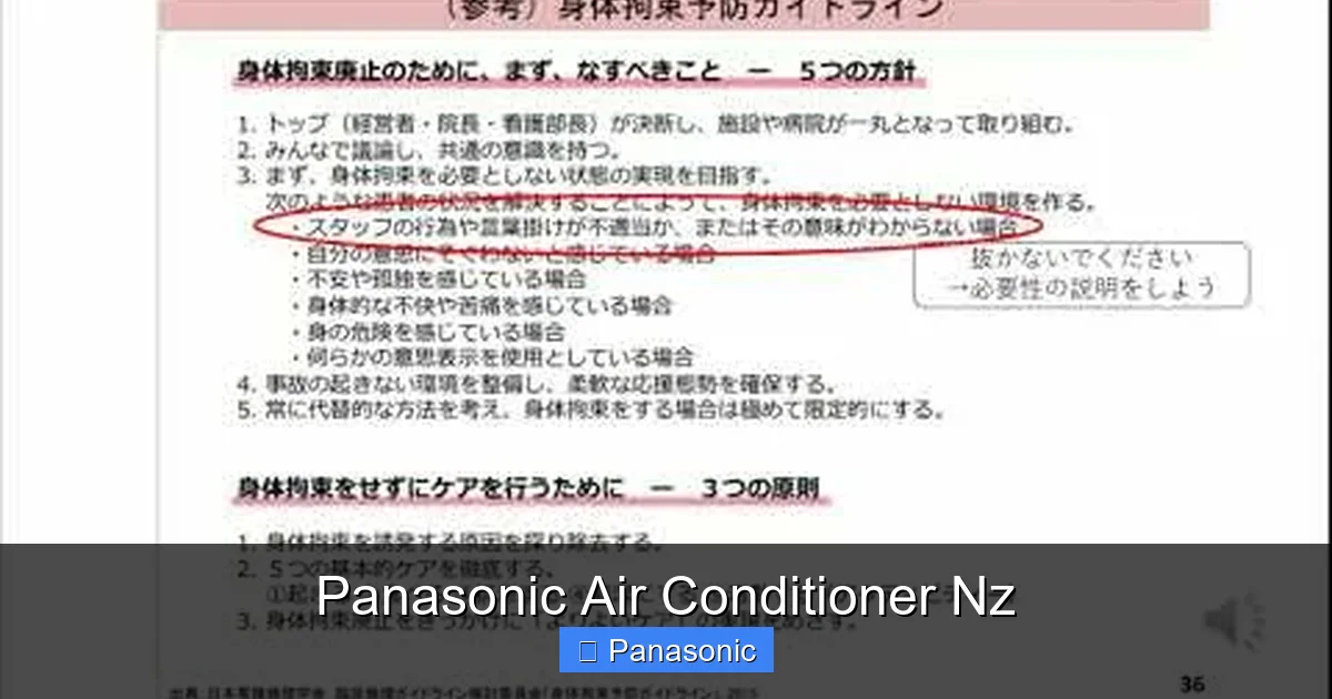Panasonic Air Conditioner Nz