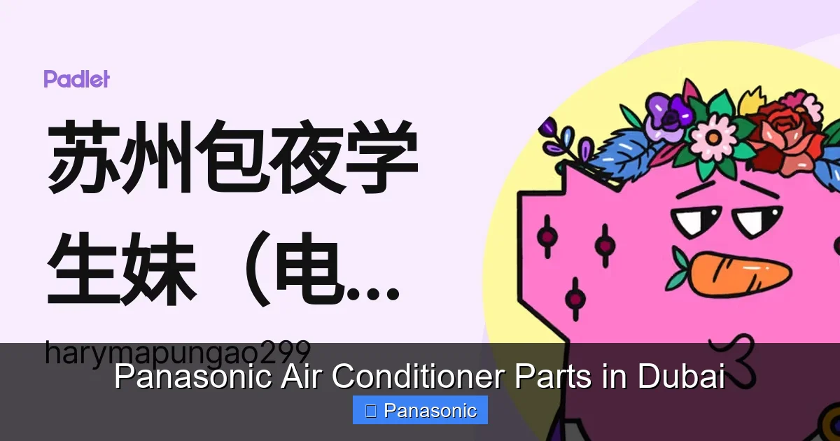 Panasonic Air Conditioner Parts in Dubai