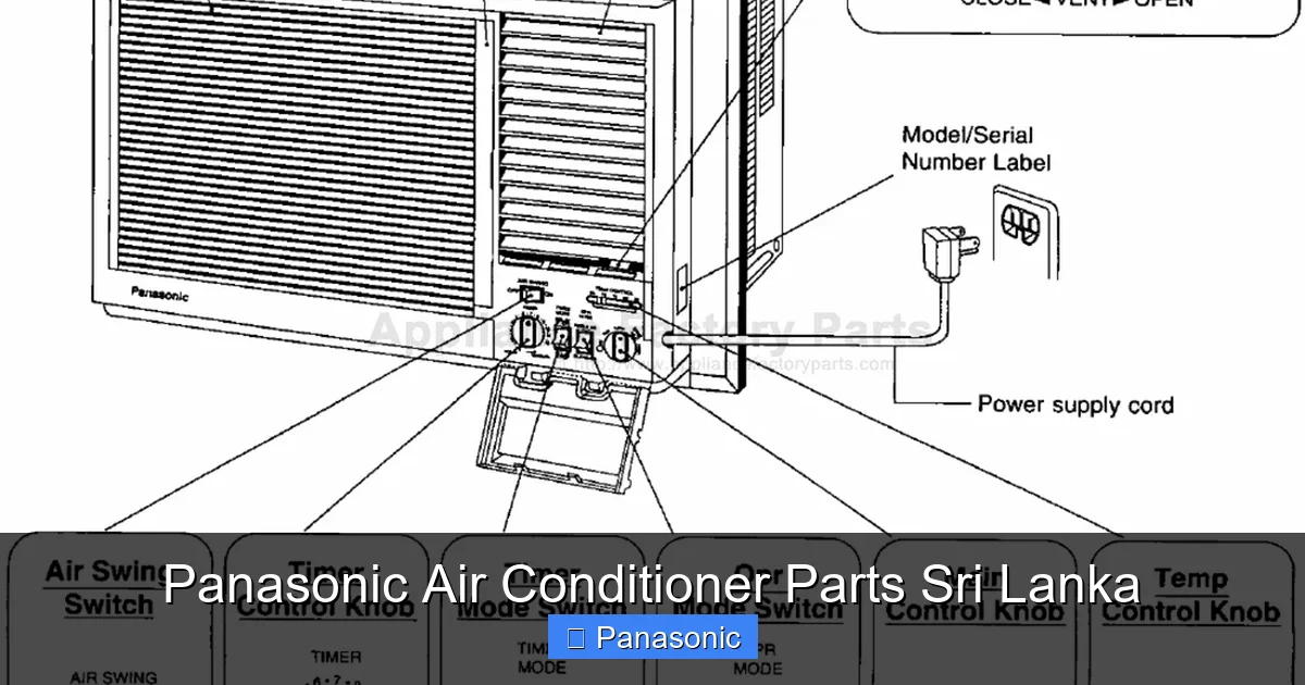Panasonic Air Conditioner Parts Sri Lanka
