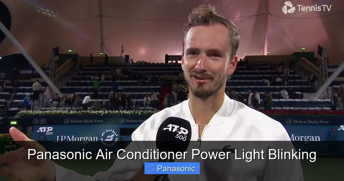 Panasonic Air Conditioner Power Light Blinking