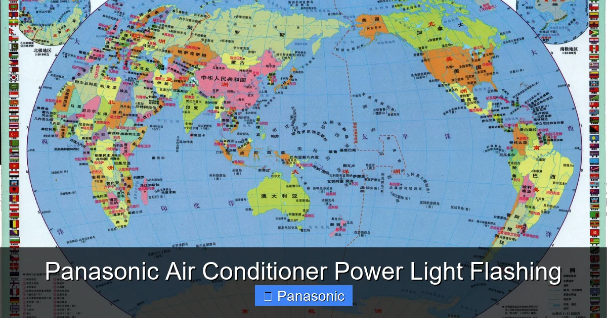 Panasonic Air Conditioner Power Light Flashing