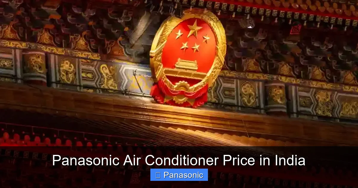 Panasonic Air Conditioner Price in India