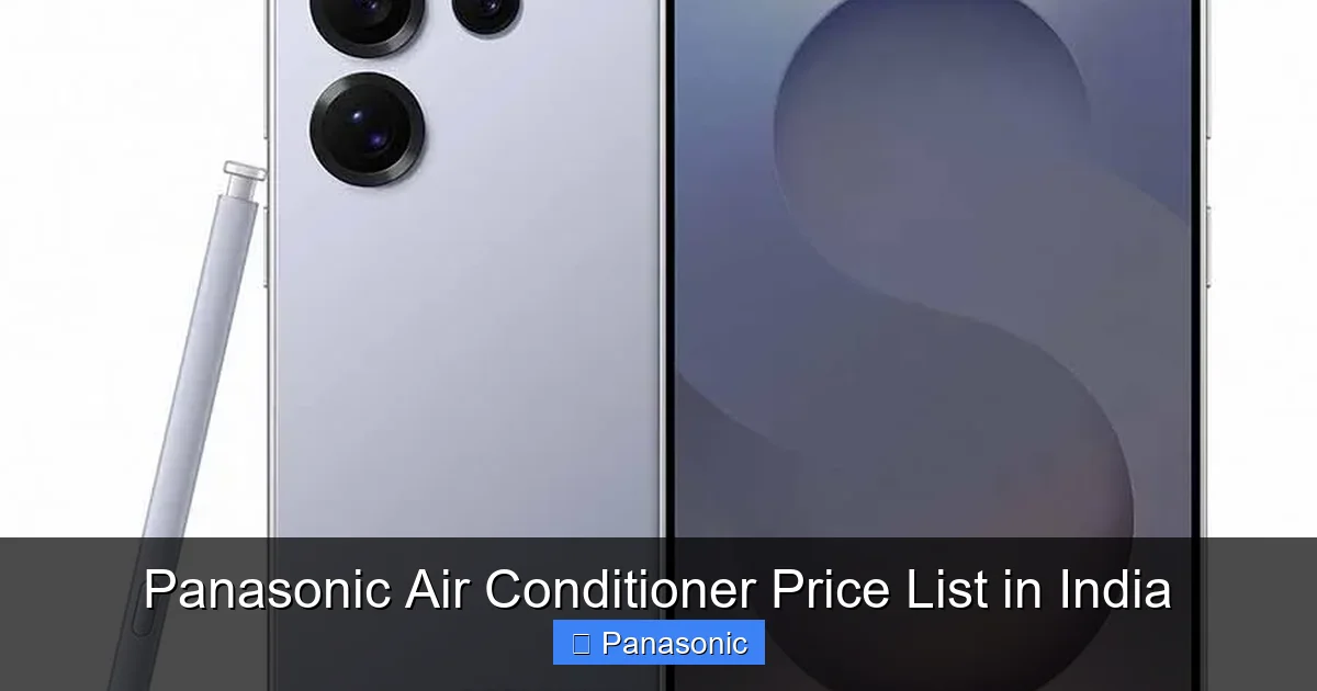Panasonic Air Conditioner Price List in India