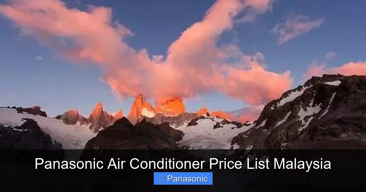 Panasonic Air Conditioner Price List Malaysia