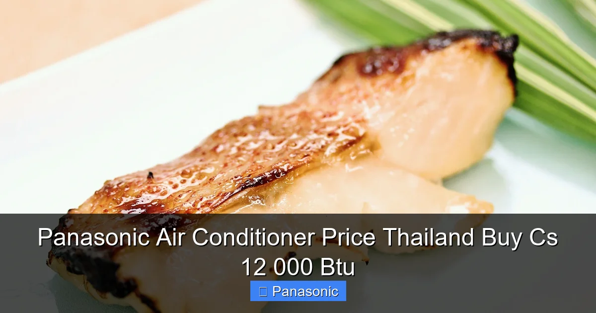 Panasonic Air Conditioner Price Thailand Buy Cs 12 000 Btu