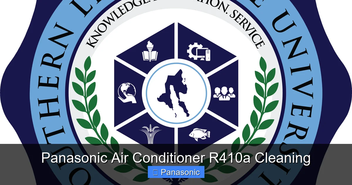 Panasonic Air Conditioner R410a Cleaning