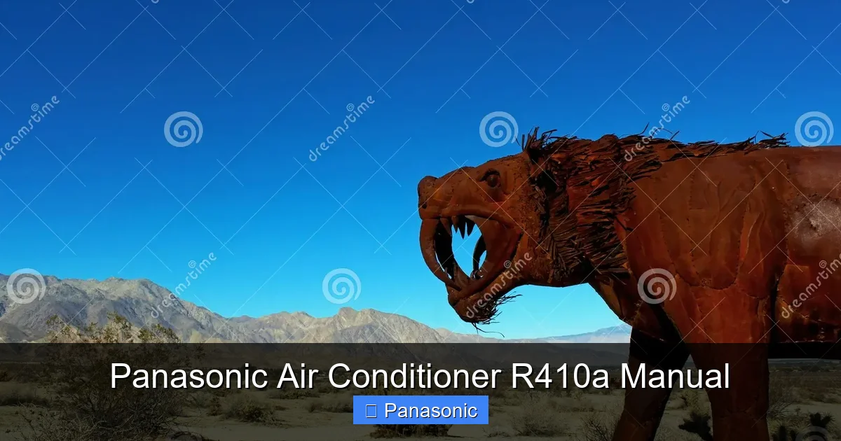 Panasonic Air Conditioner R410a Manual