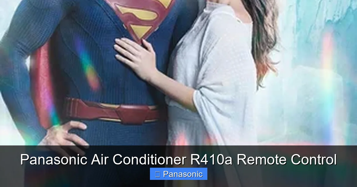 Panasonic Air Conditioner R410a Remote Control