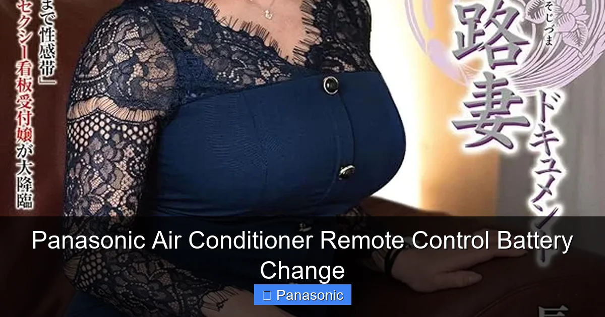 Panasonic Air Conditioner Remote Control Battery Change