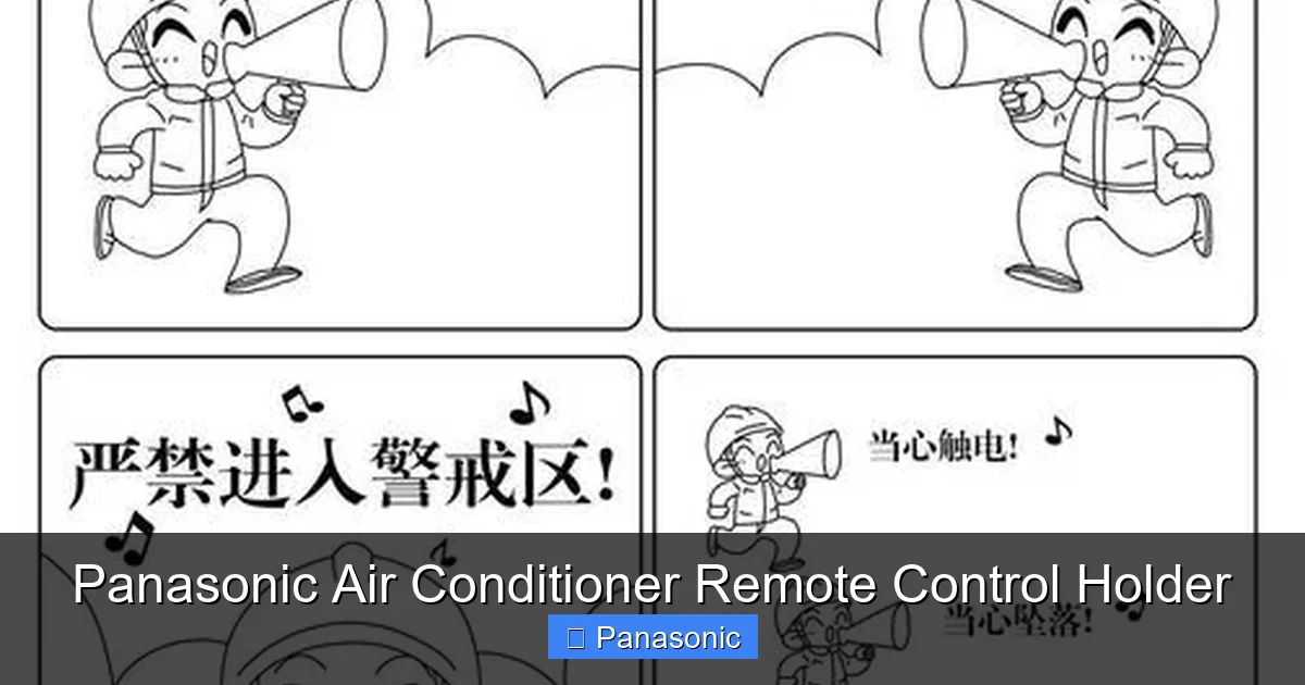 Panasonic Air Conditioner Remote Control Holder