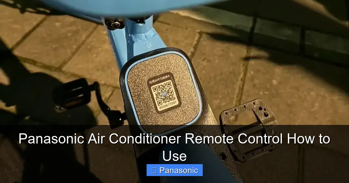 Panasonic Air Conditioner Remote Control How to Use