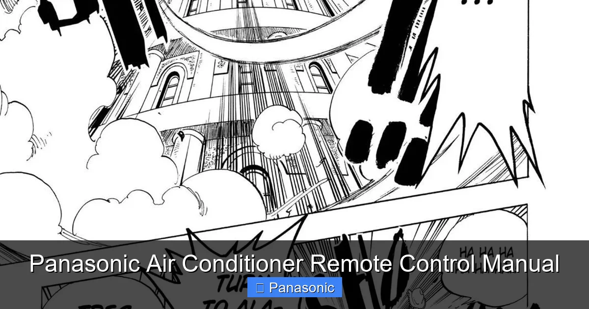 Panasonic Air Conditioner Remote Control Manual