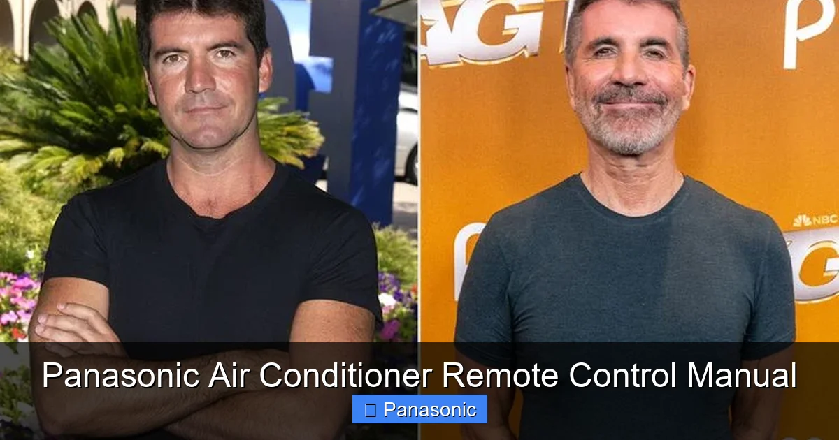 Panasonic Air Conditioner Remote Control Manual