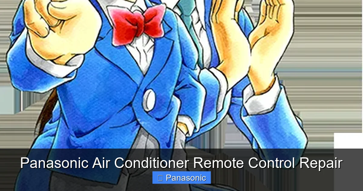 Panasonic Air Conditioner Remote Control Repair