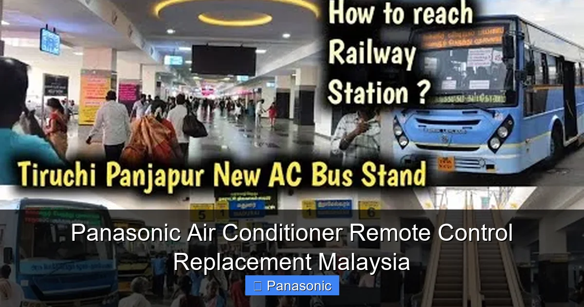 Panasonic Air Conditioner Remote Control Replacement Malaysia