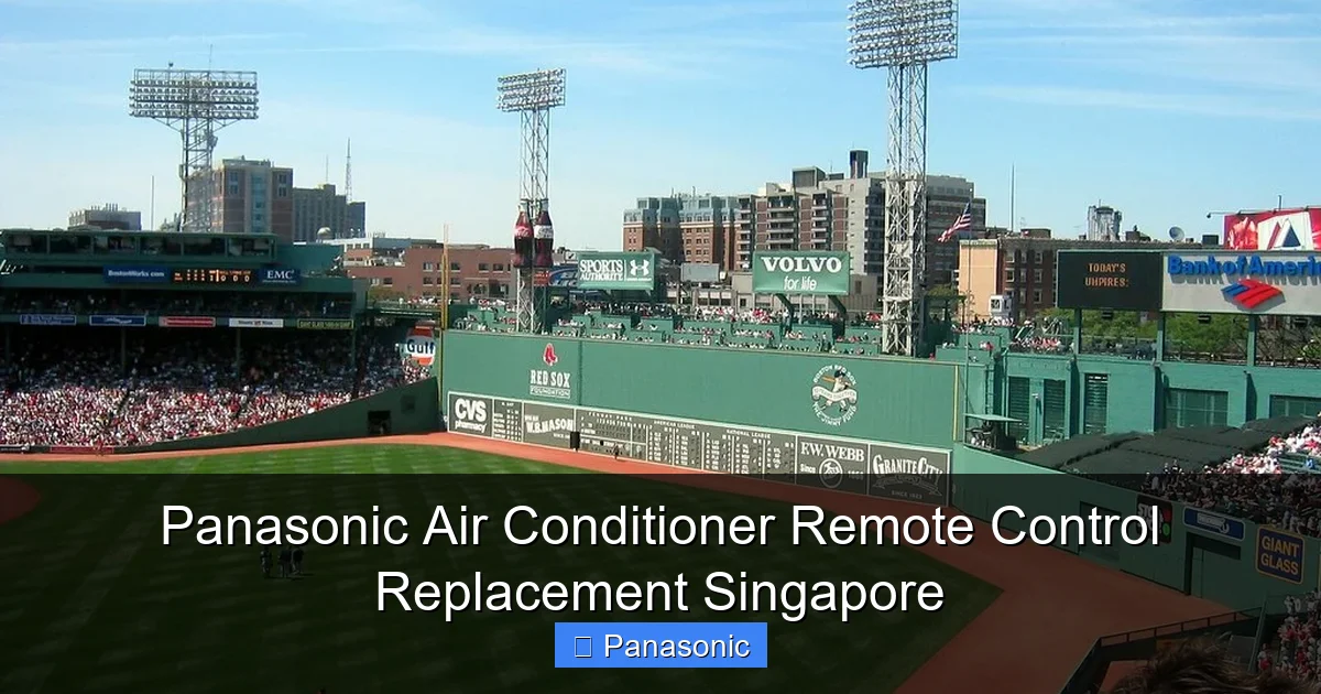 Panasonic Air Conditioner Remote Control Replacement Singapore
