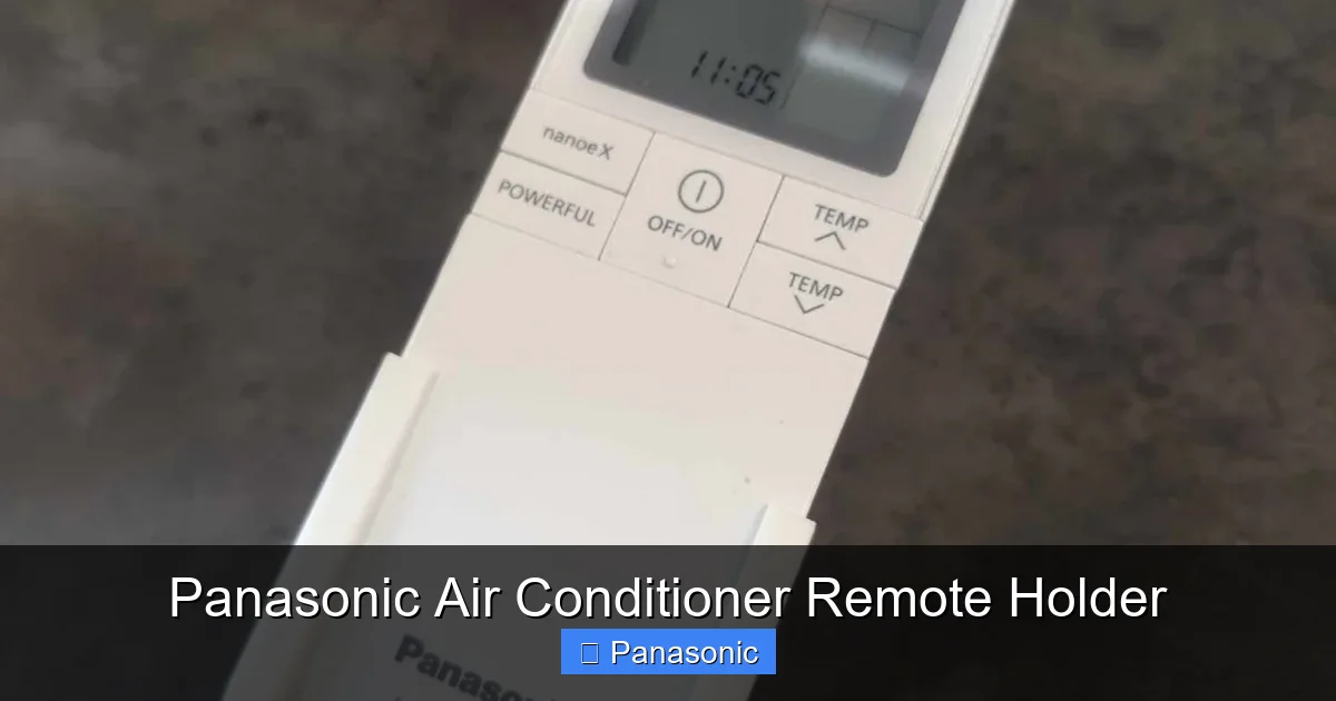 Panasonic Air Conditioner Remote Holder
