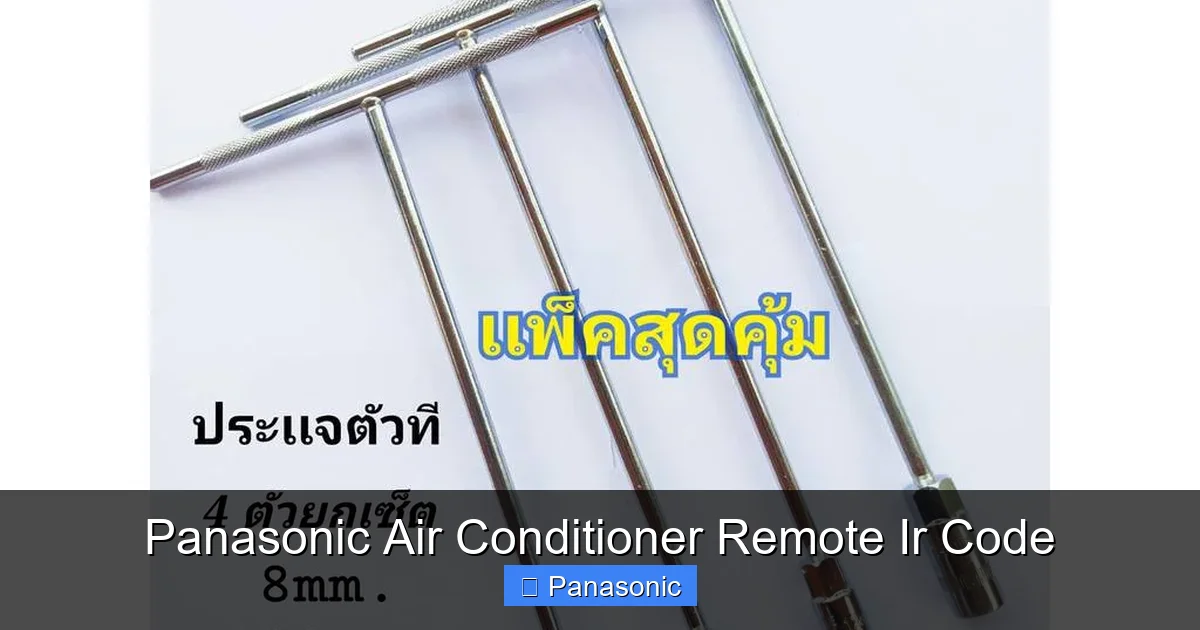 Panasonic Air Conditioner Remote Ir Code