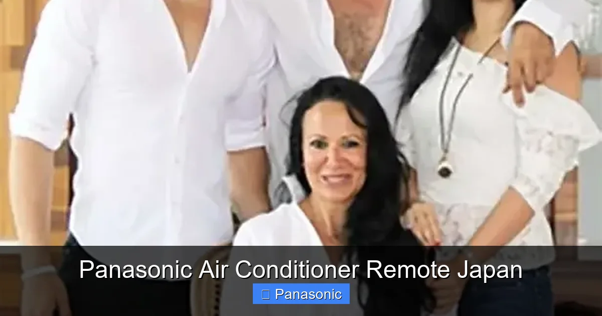 Panasonic Air Conditioner Remote Japan