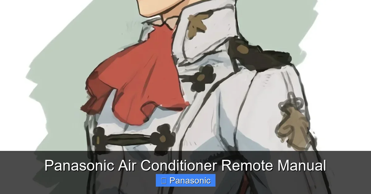 Panasonic Air Conditioner Remote Manual