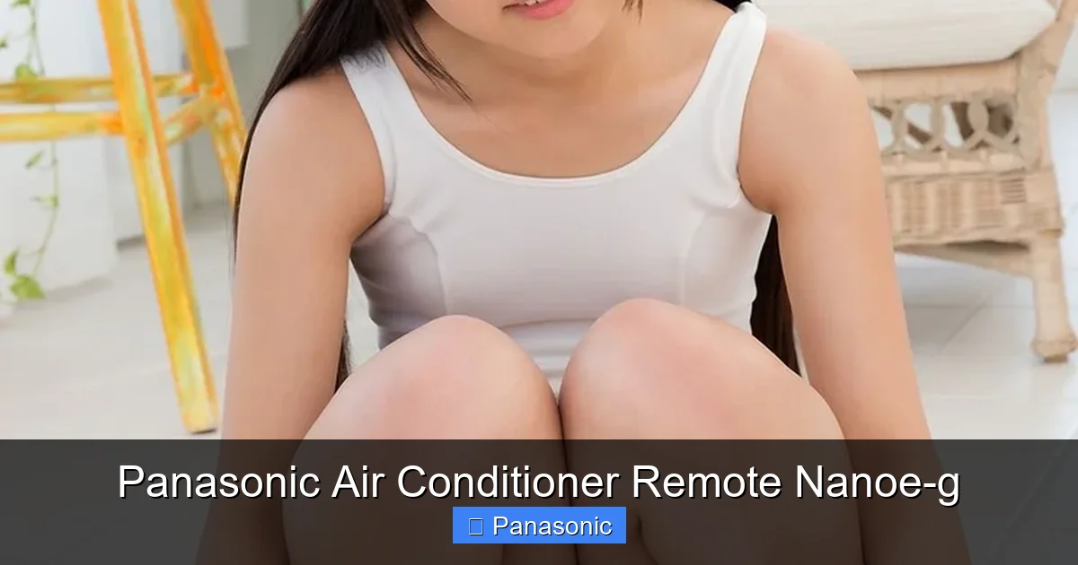 Panasonic Air Conditioner Remote Nanoe-g