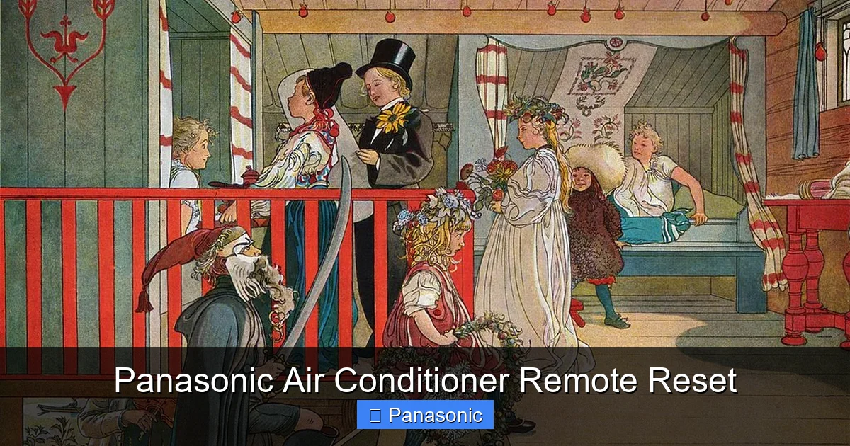 Panasonic Air Conditioner Remote Reset