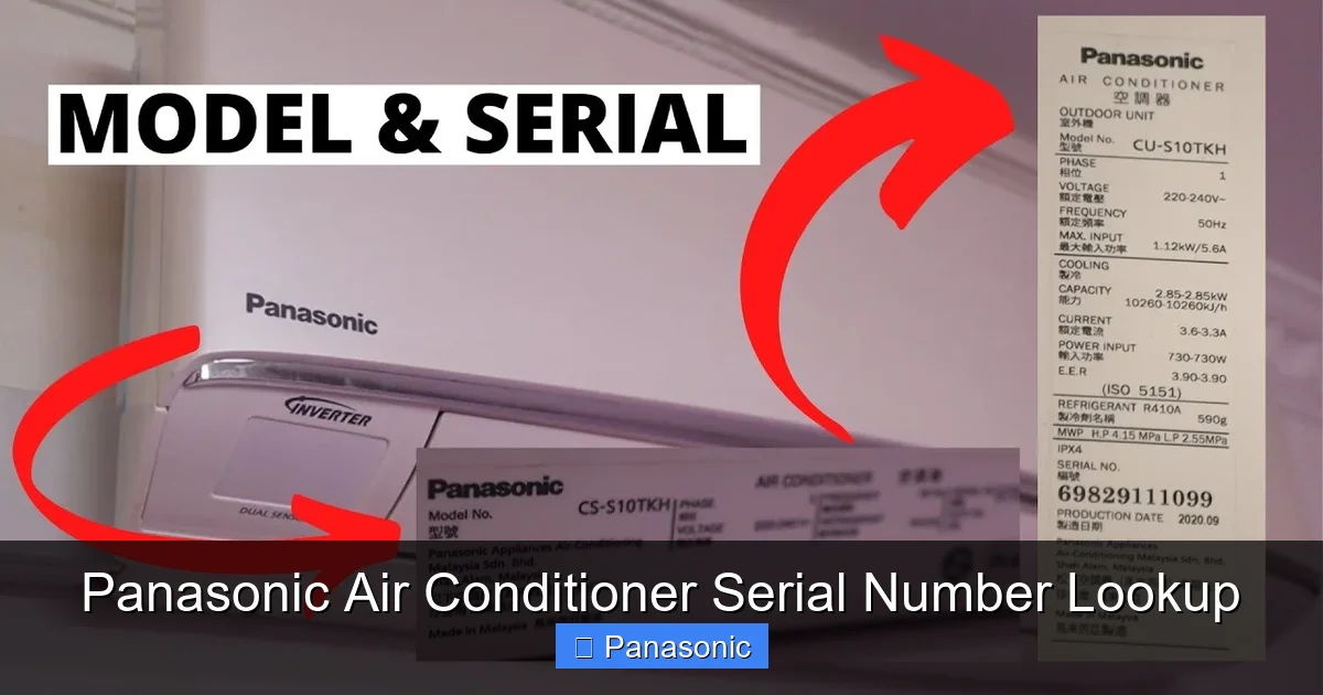 Panasonic Air Conditioner Serial Number Lookup