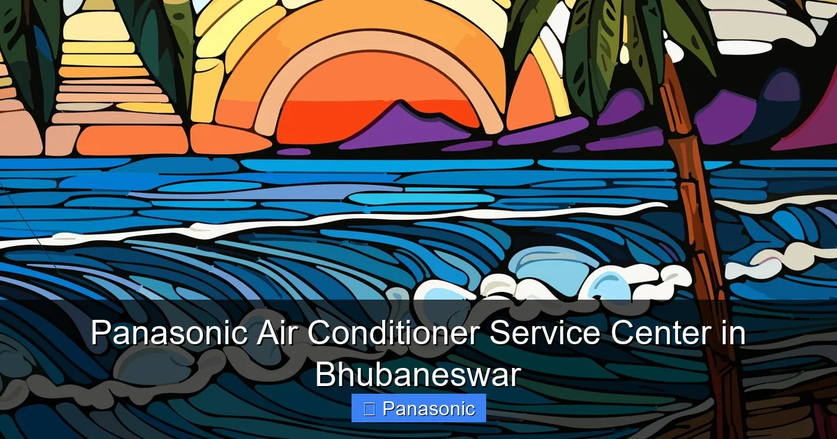 Panasonic Air Conditioner Service Center in Bhubaneswar