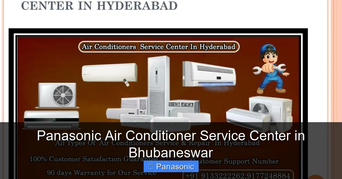Panasonic Air Conditioner Service Center in Bhubaneswar