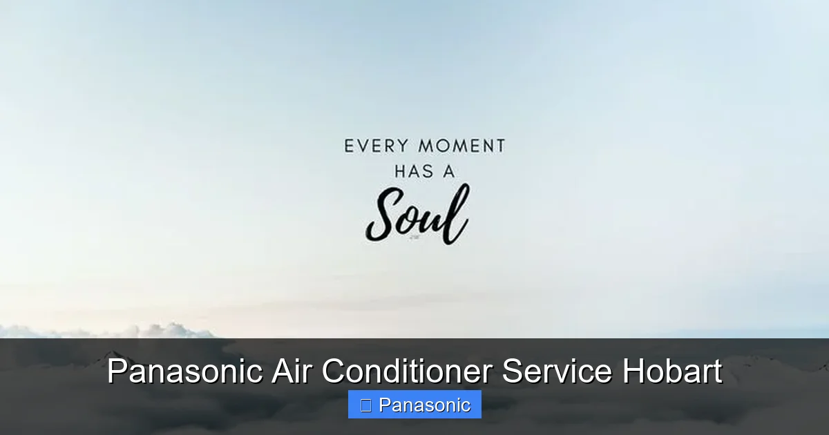 Panasonic Air Conditioner Service Hobart