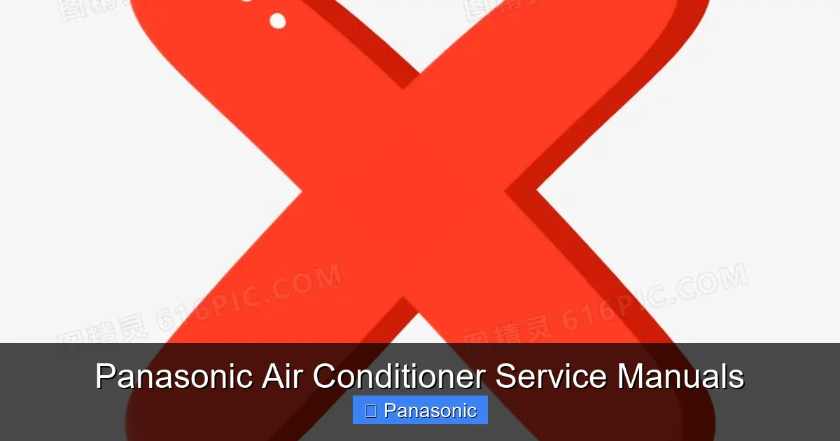 Panasonic Air Conditioner Service Manuals